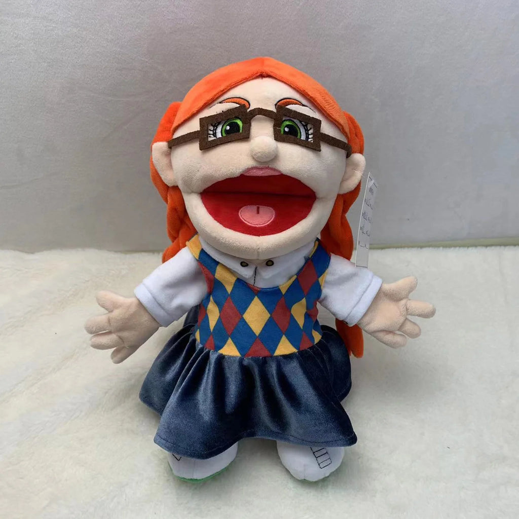 Large Jeffy Puppet Soft Plush Toy Hand Puppet I340977