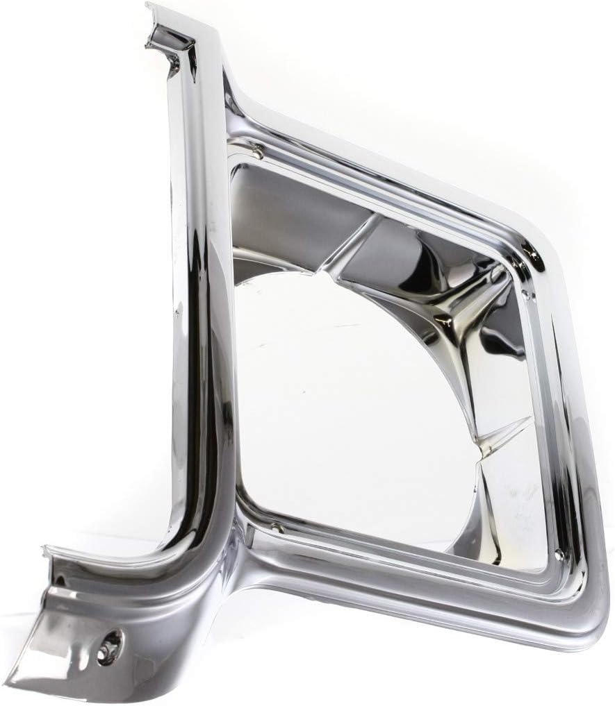 Chevy C10 Headlight Door 1975-1978 Driver Side Round Chrome & Painted-Dark Argent Pack of 2 Z22112