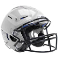 Metallic Silver Adult Football Helmet with Titanium Facemask - XL N91575