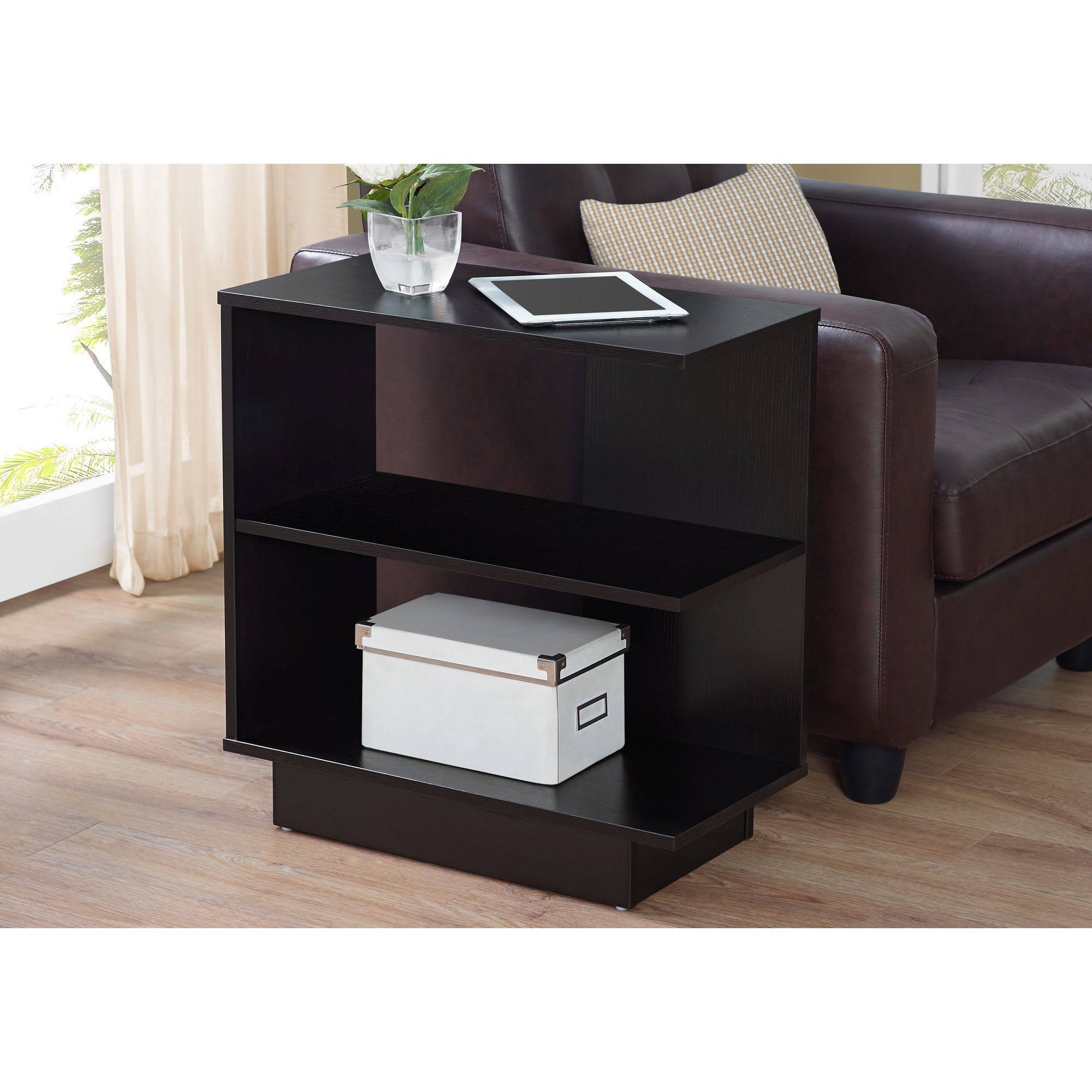 Cappuccino Brown Rectangular Accent Table D72335