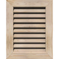 18-in W x 12-in H Vertical Gable Vent, Unfinished Pine R9076