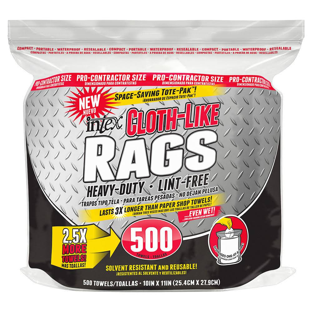 500 Count Cloth-Like Rags R484
