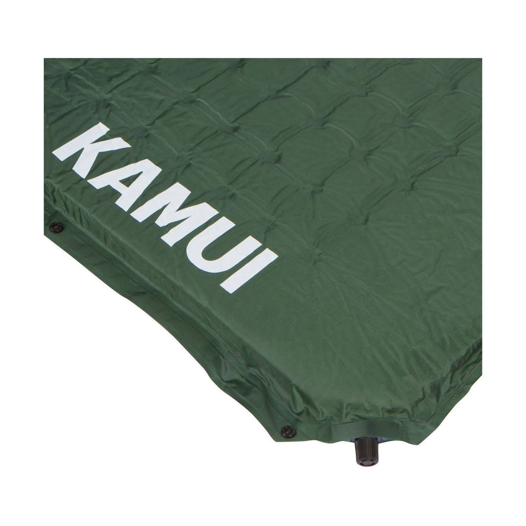 Green Self Inflating Sleeping Pad 2 inch Thick Foam Connectable V7813
