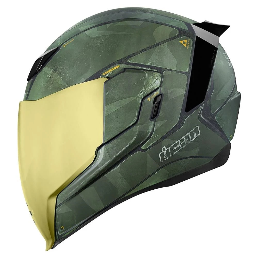 Green Small Full Face Street Helmet P74713