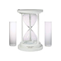 White Hourglass Unity Sand Ceremony Set 3 pc. H2329