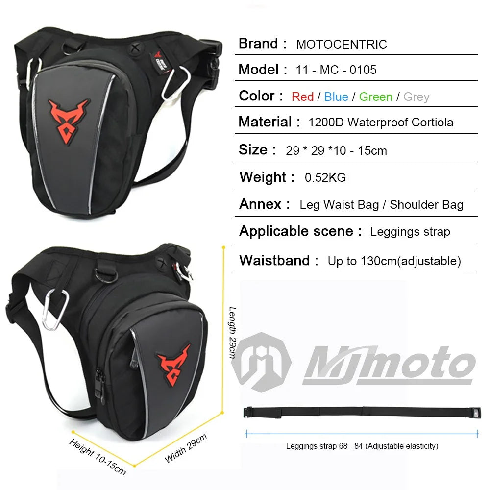 Oxford Cloth Motorcycle Thigh Bag E6045