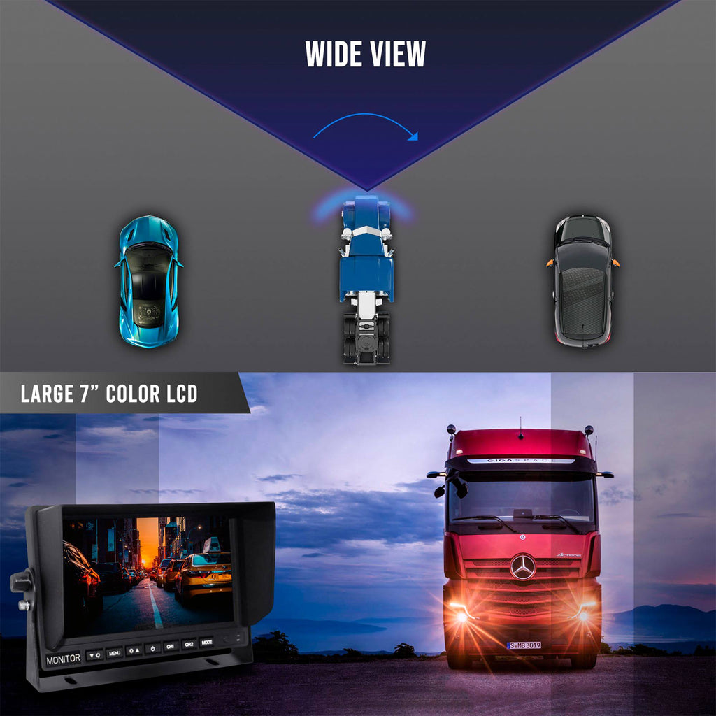 Heavy Duty Backup Camera with 7 in. LCD J5206