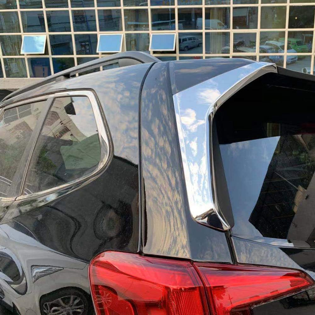 Chrome Rear Spoiler Wing Window Cover Trim Pack of 2 C5441