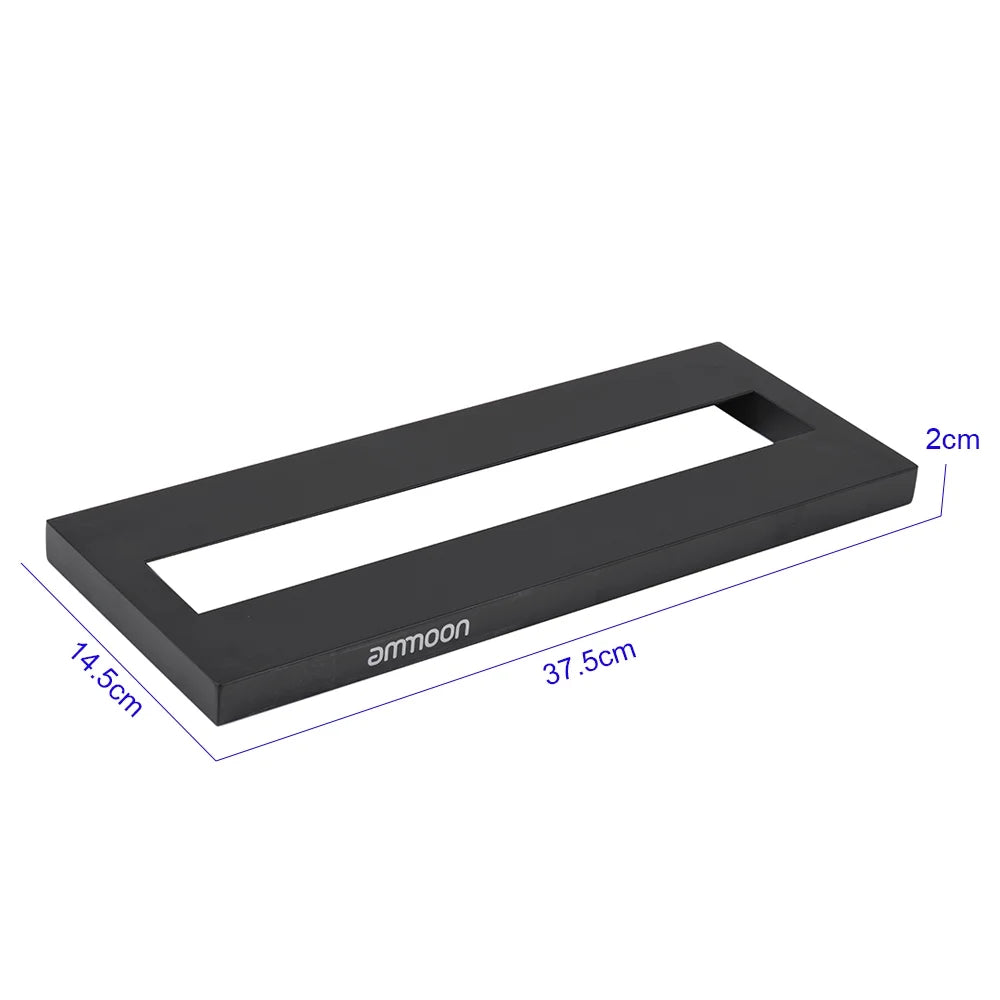 Mini Aluminum Alloy Guitar Pedal Board with Carrying Bag X617