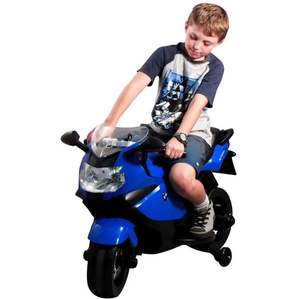 Blue 12V Kids Battery Powered Ride on Car A439334