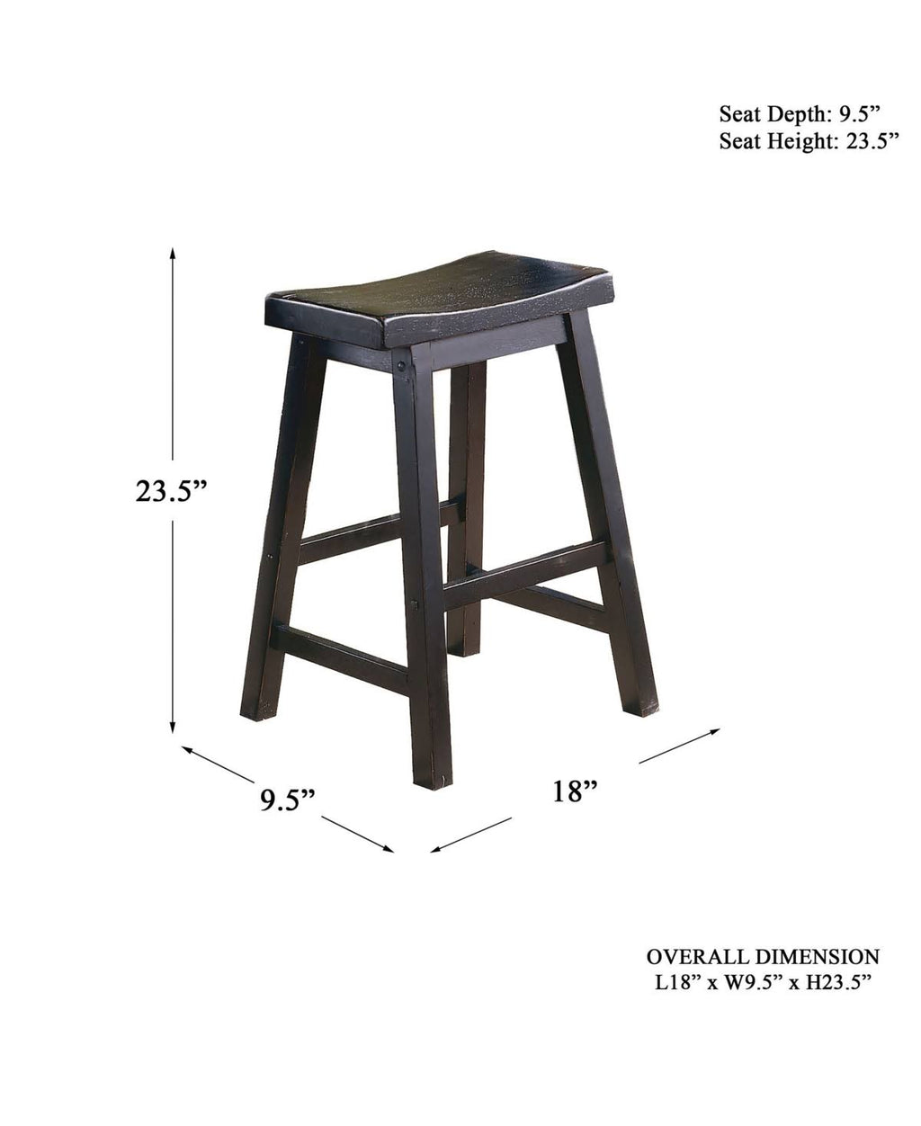 Oak Stool Set of 2 C238