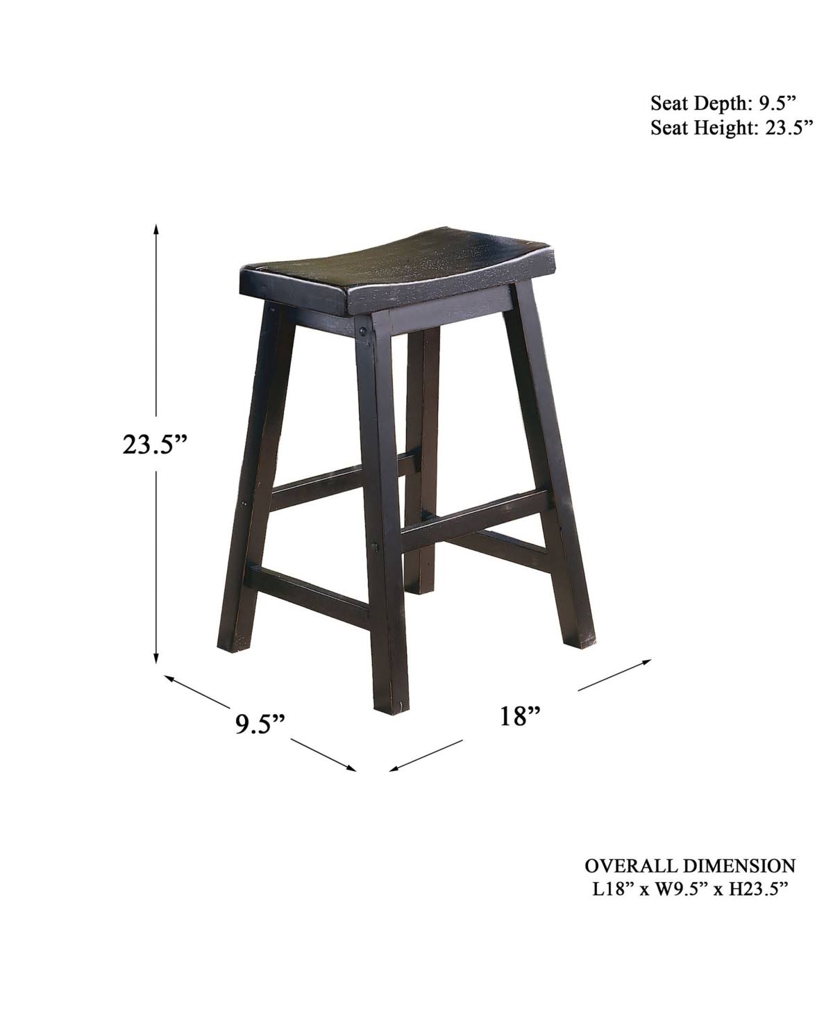 Oak Stool Set of 2 C238