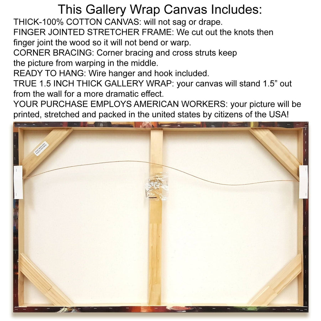 24x22 Cotton Gallery Wrap Canvas Print S182
