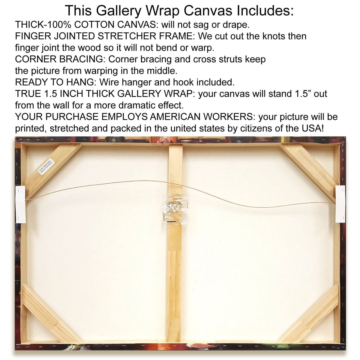 24x22 Cotton Gallery Wrap Canvas Print S182