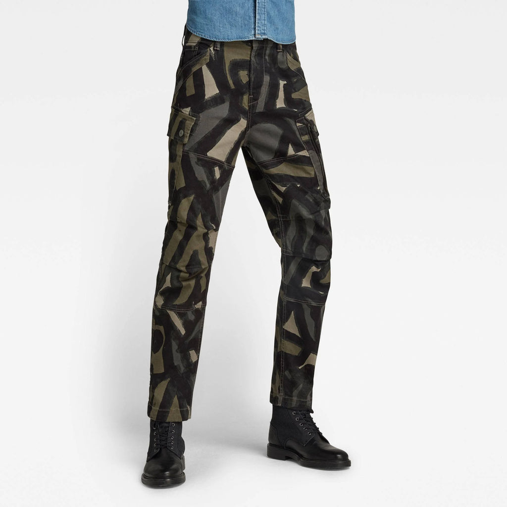 Mens Roxic Straight Tapered Cargos, Shamrock Brushed Objects, Size: 36W x 32L P331313