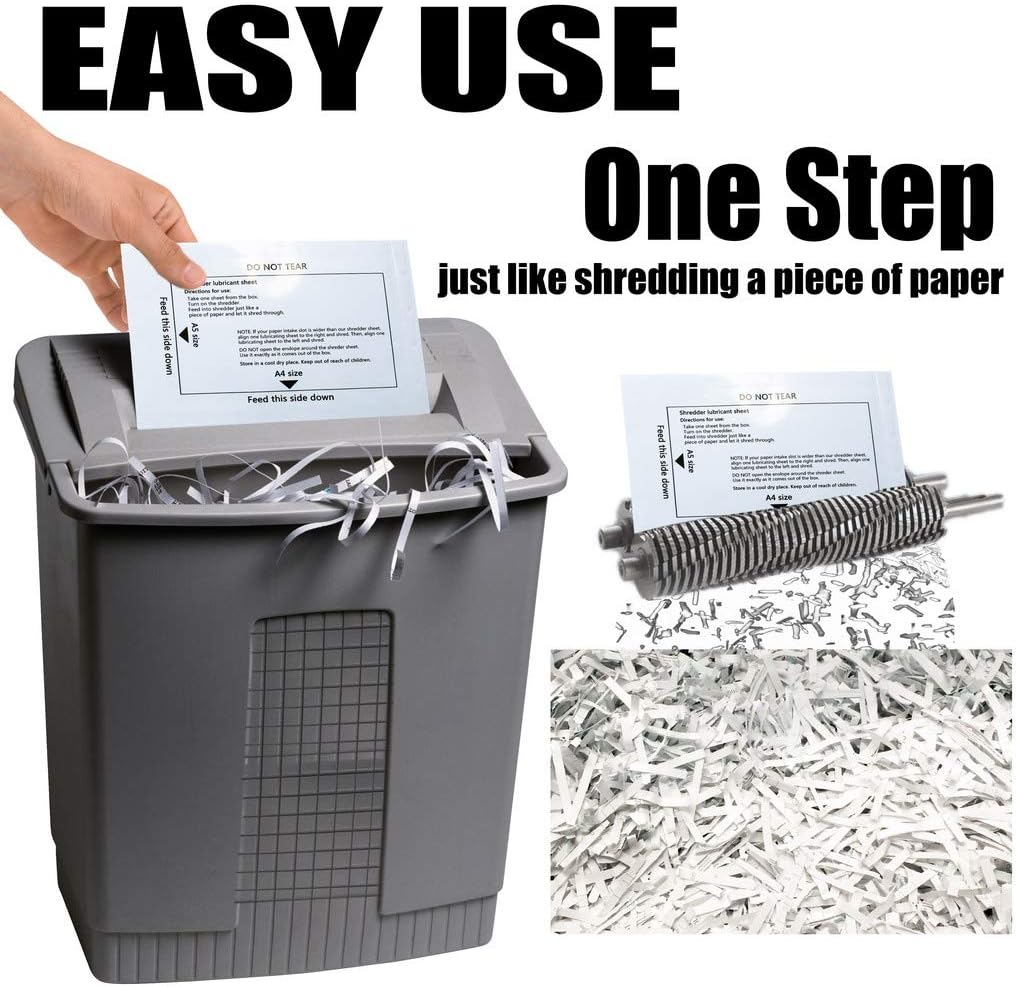 Shredder Lubricant Sheets (30 Pack) U825
