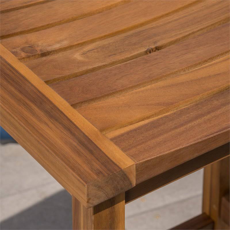 Natural Acacia Wood Barstools (Set of 4) D976574