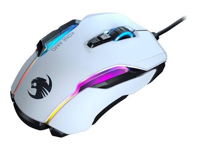 White Optical Wired USB Mouse N13739