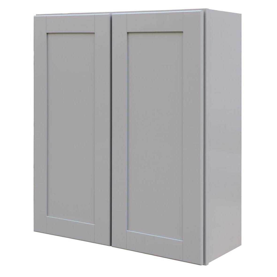 Dove Gray Double Door Wall Cabinet J4460