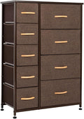 9 Drawers Vertical Dresser Storage Tower with Fabric Bins S1335
