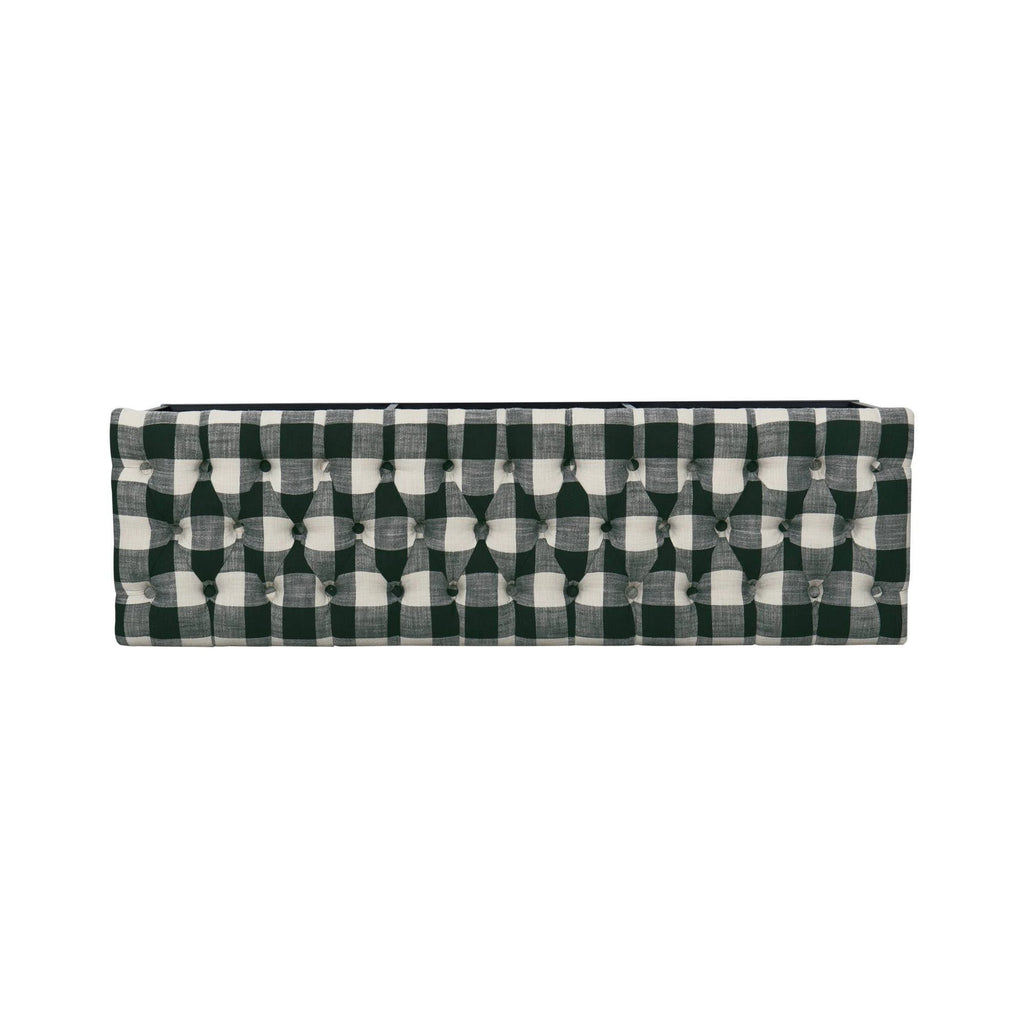 Black Padded Bench O4234