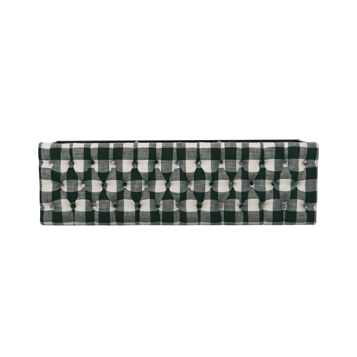 Black Padded Bench O4234