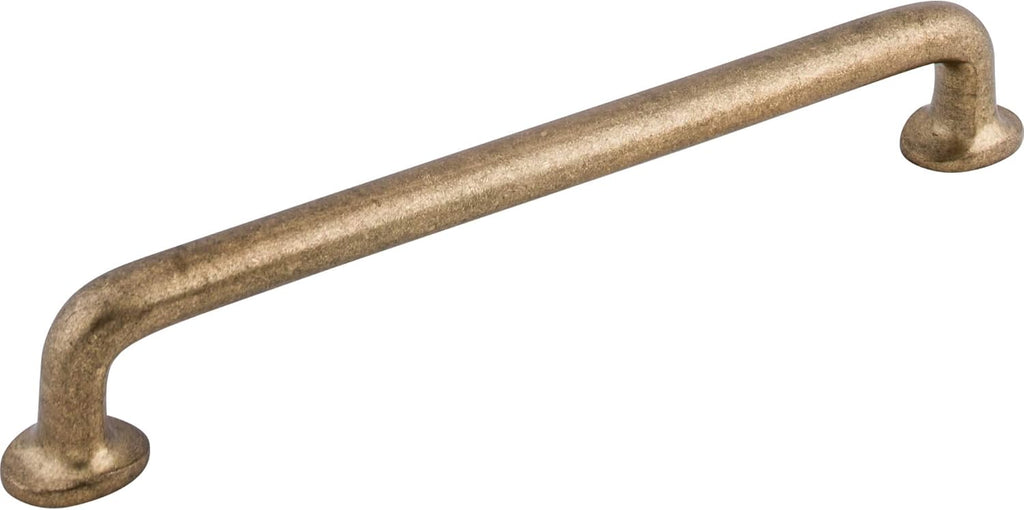 9 Inch Rounded Cabinet Pull, Light Bronze Finish A4372
