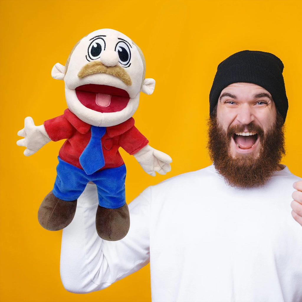 Large Jeffy Puppet Soft Plush Toy Hand Puppet I340977