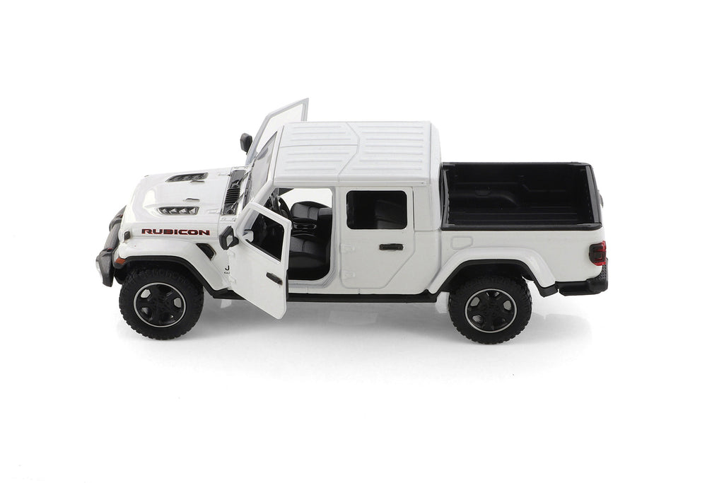 White Jeep Gladiator Pickup Truck Diecast Model Car I1837
