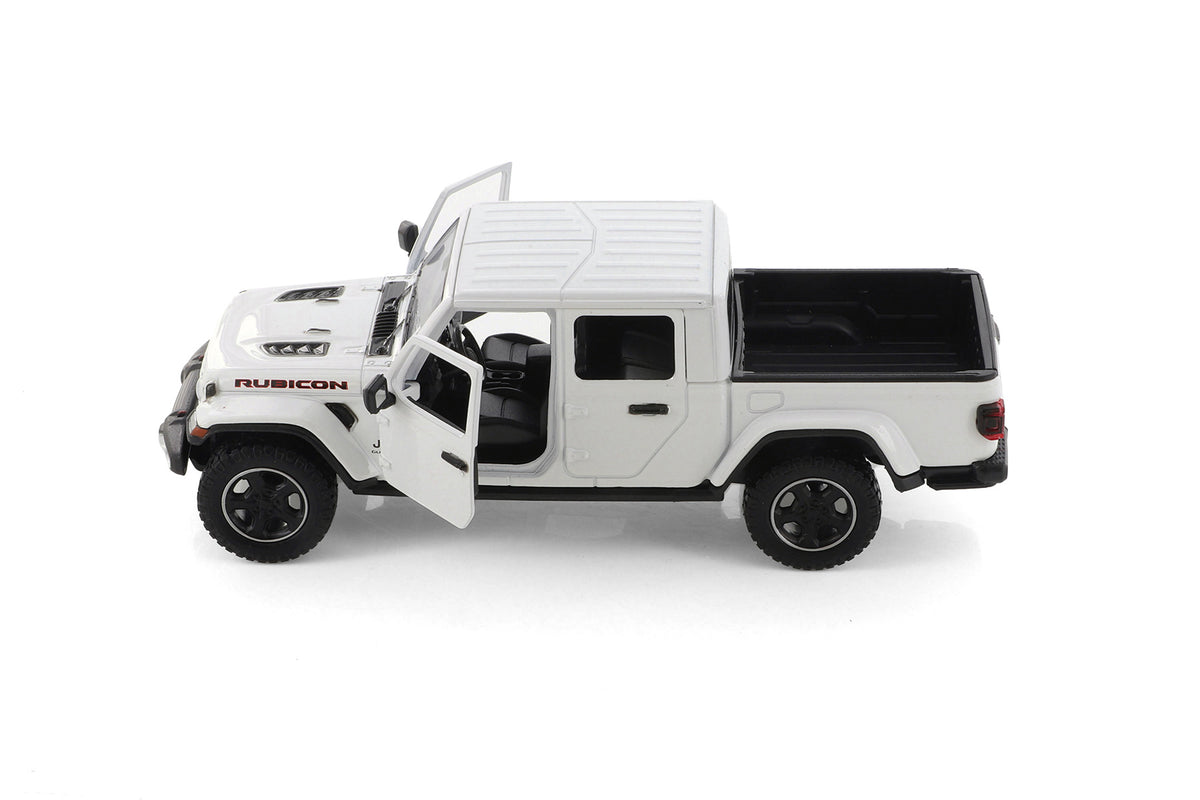 White Jeep Gladiator Pickup Truck Diecast Model Car I1837