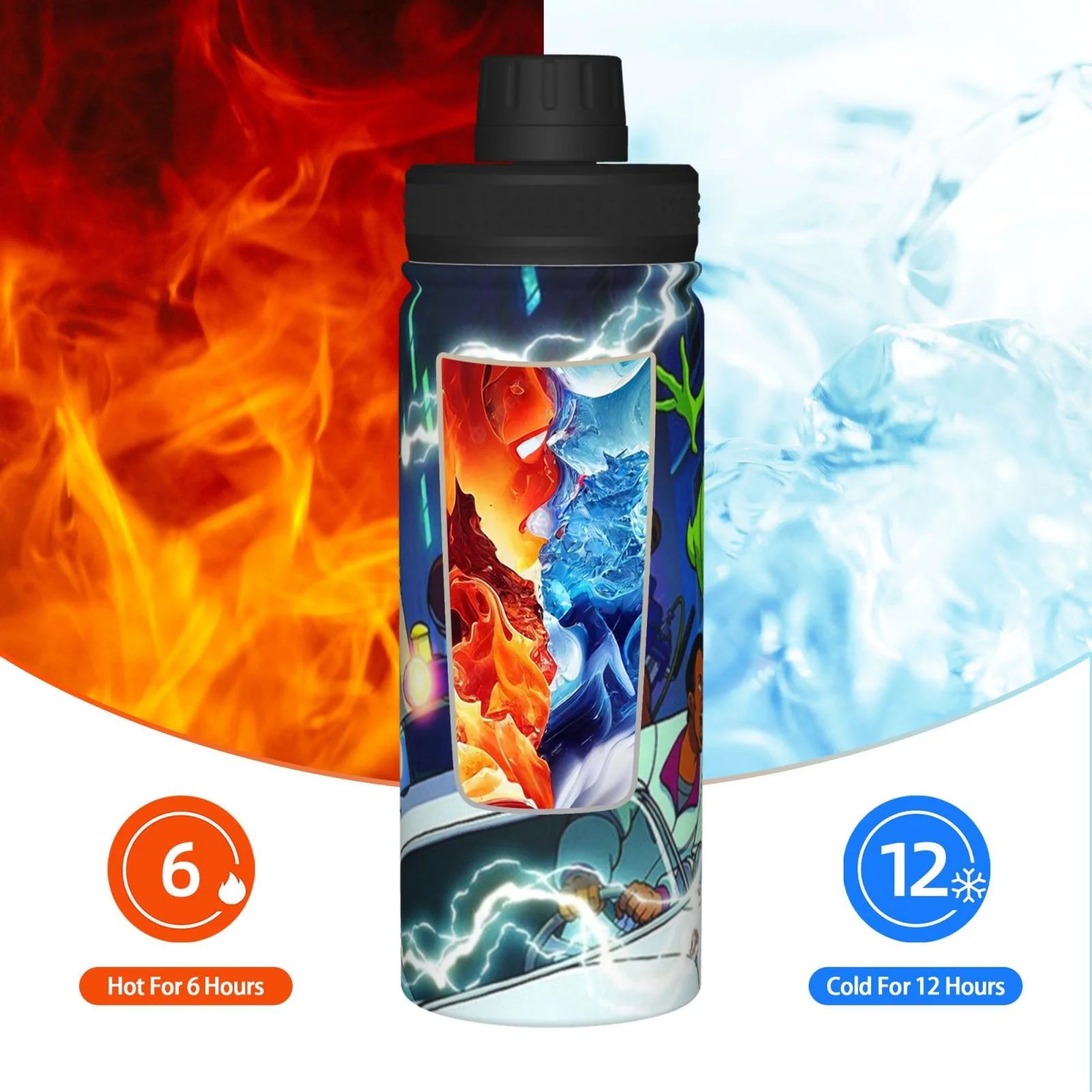 Insulated Stainless Steel Water Bottle 18OZ F571768