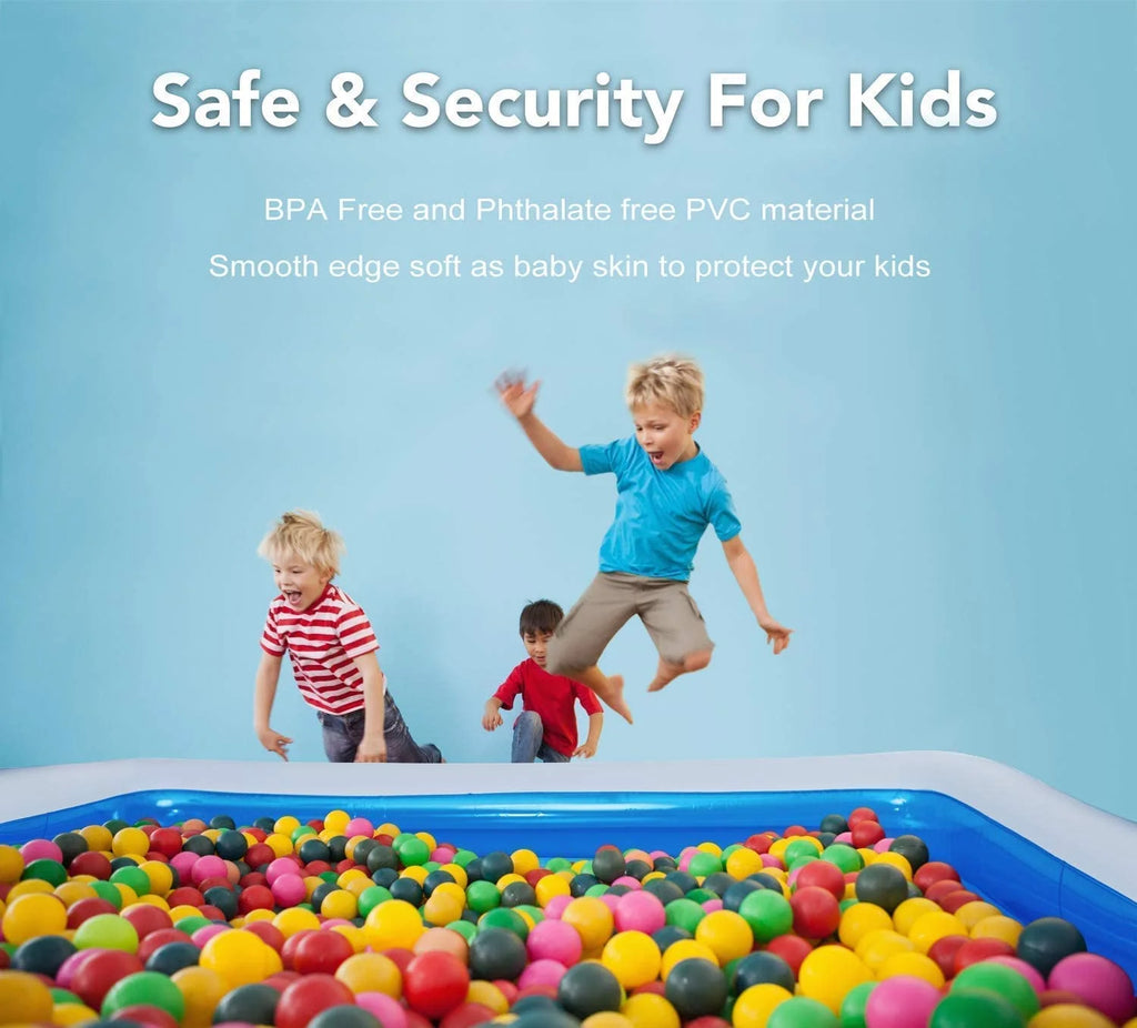 Inflatable Swimming Pool 120" X72" X20" Family Swim Center A8050