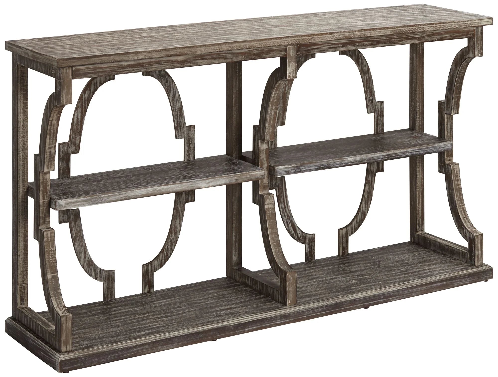 Chestnut 3 Tier Console E6201