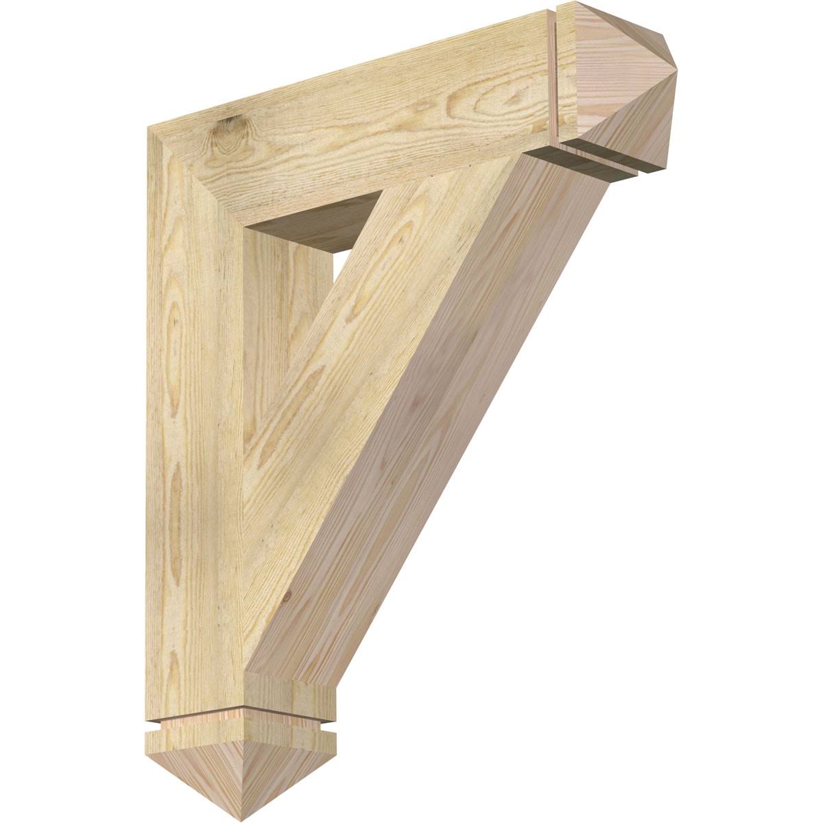 Douglas Fir Traditional Arts & Crafts Bracket F375