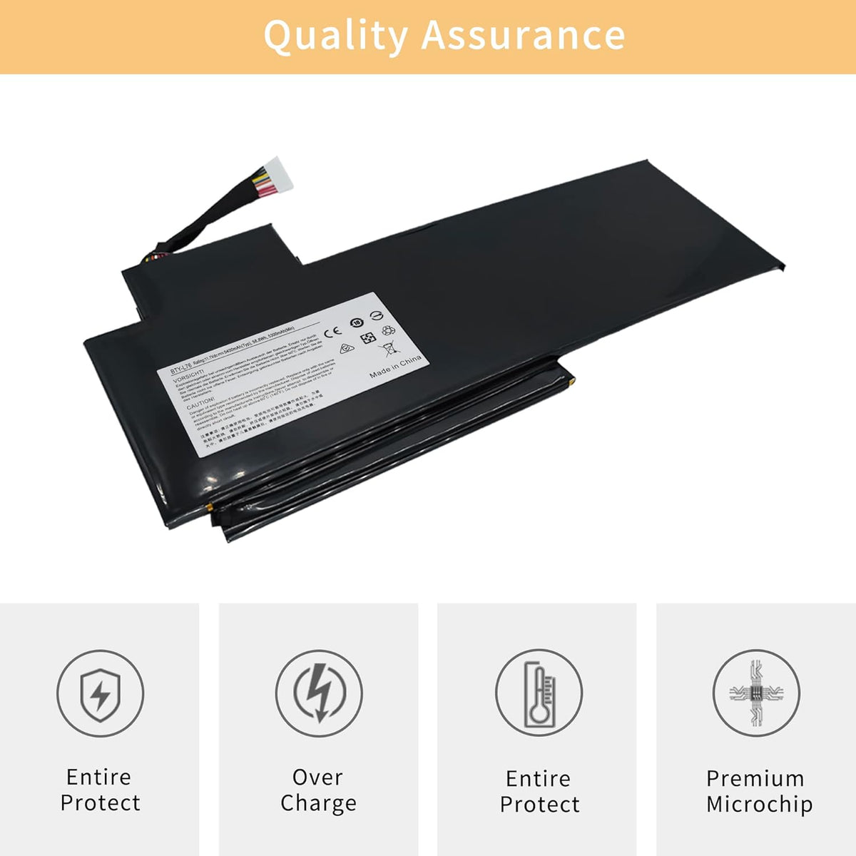 Replacement Laptop Battery Pack of 2 H932739