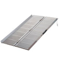 Lightweight Aluminum Alloy Folding Wheelchair Carrier Ramp with Carrying Handle Q50666