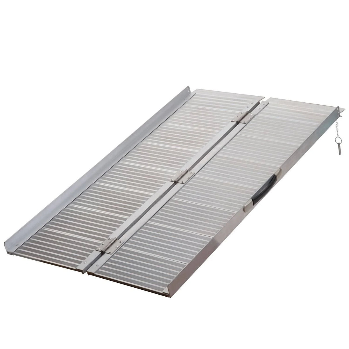Lightweight Aluminum Alloy Folding Wheelchair Carrier Ramp with Carrying Handle Q50666