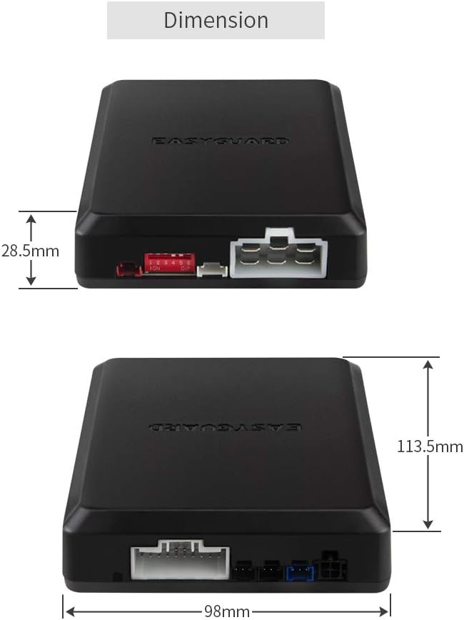 Rolling Code PKE Car Alarm System with Remote Starter L94867