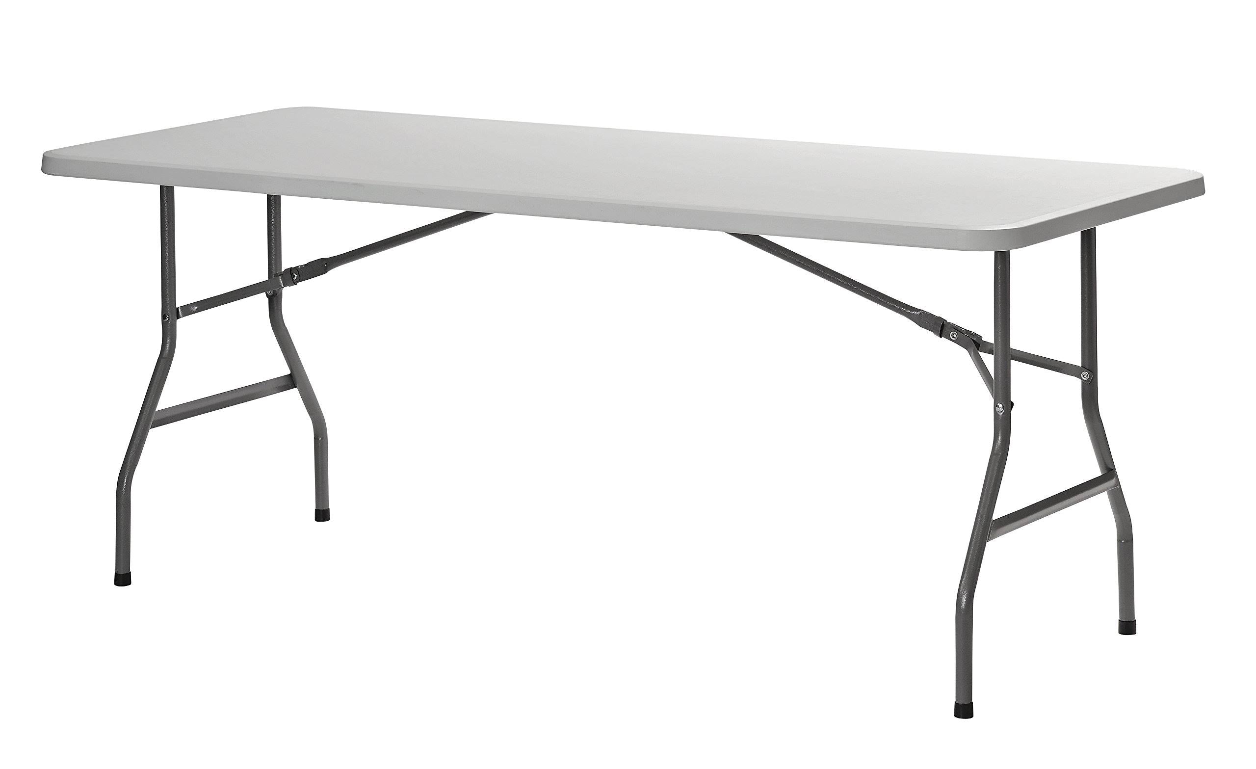 White Plastic Folding Table B105
