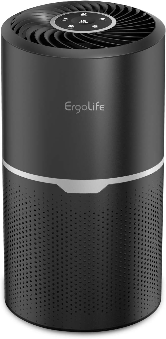 White True HEPA Air Purifier with UV Light Sanitizer and Ionizer Z756