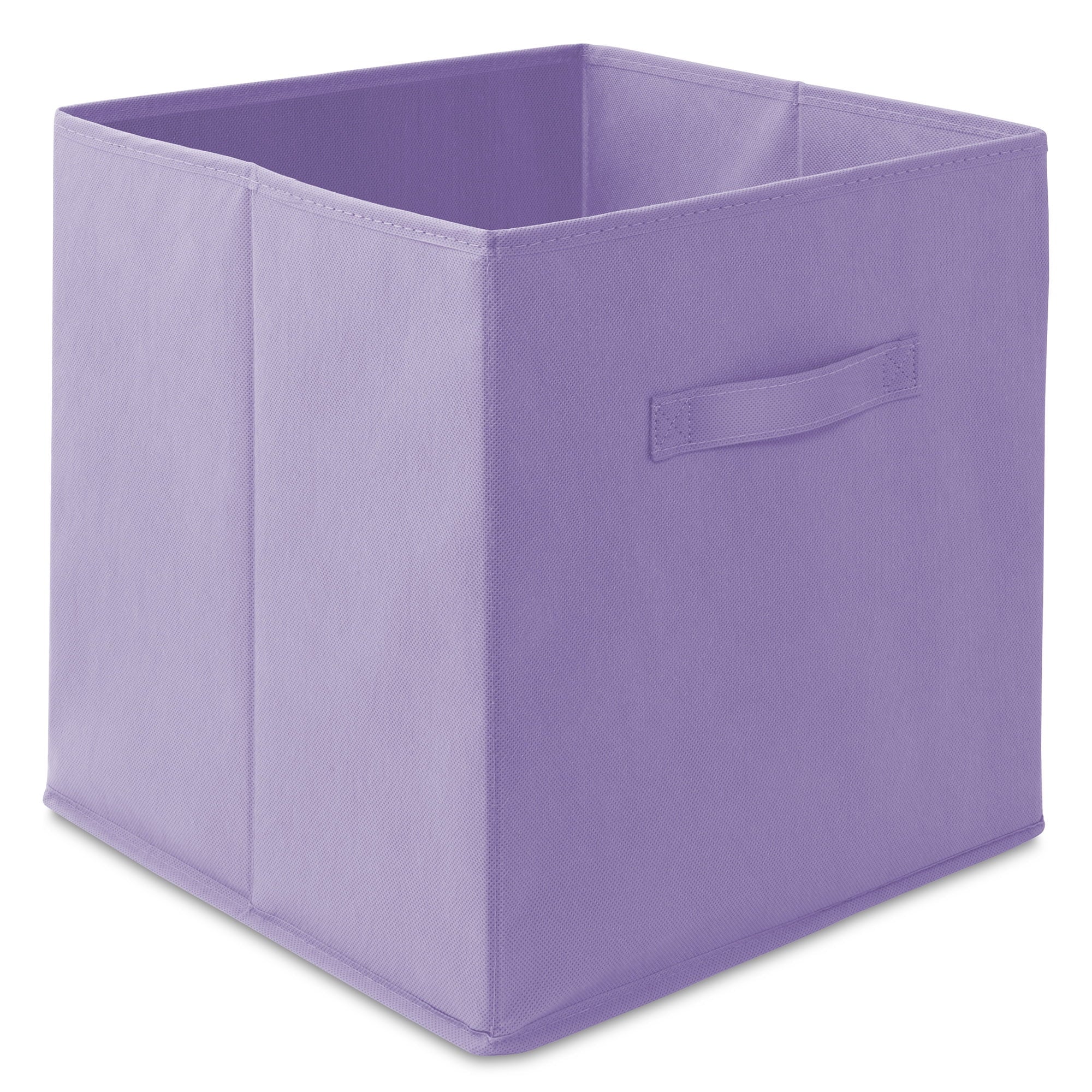 Set of 6 Fabric Storage Cube Bins, Lavender Purple U3541