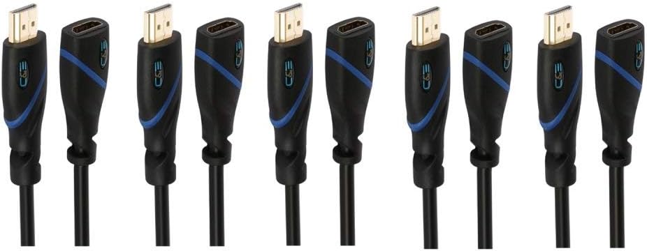 100 FT High Speed HDMI Cable Male to Male with Ethernet Black P632
