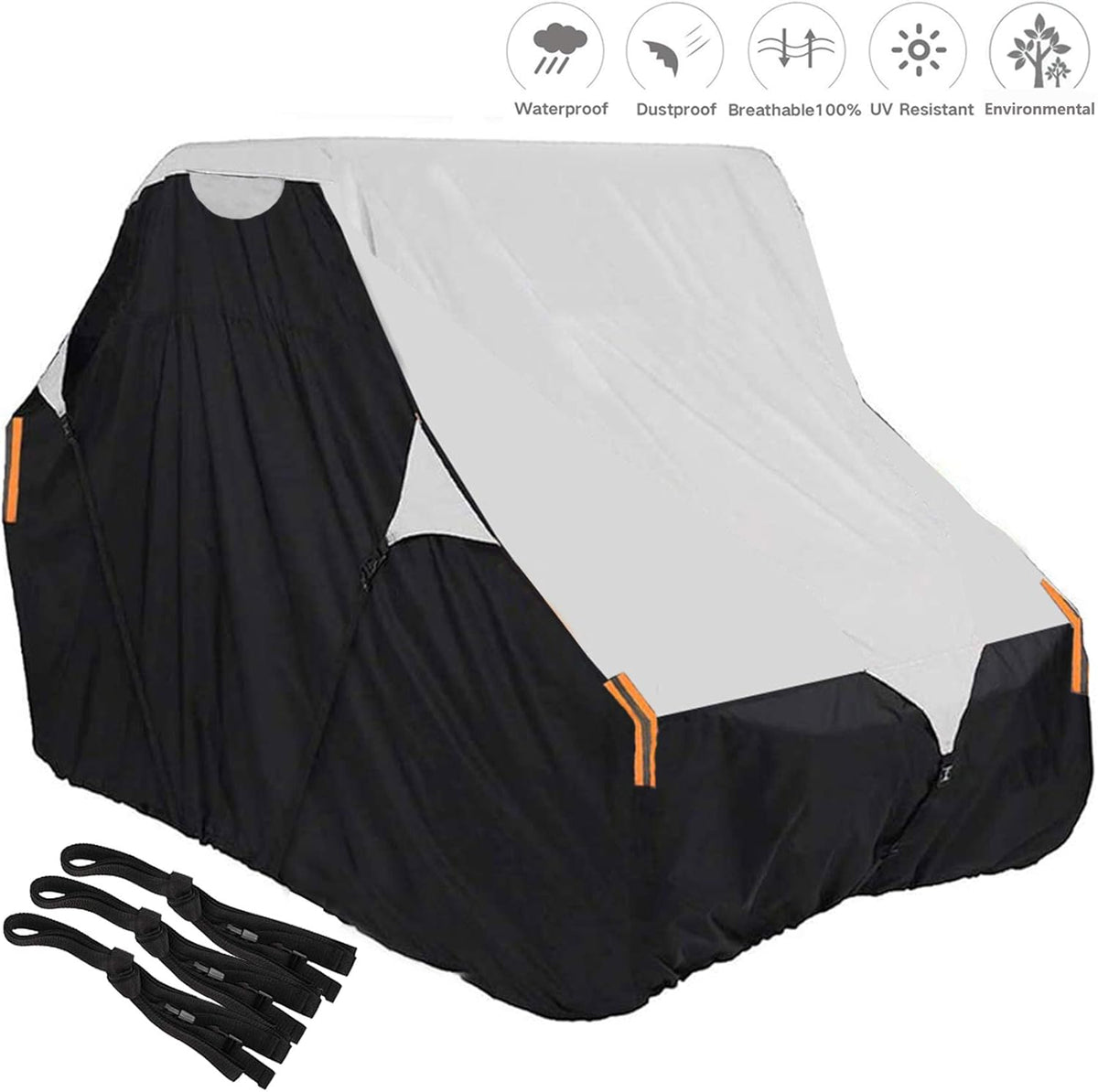 420D Waterproof Oxford Fabric UTV Cover with Storage Bag M 114’’x65’’x75’’ N327
