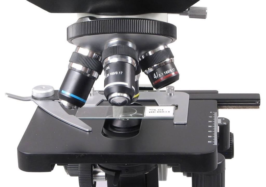Trinocular Biological Microscope 40X-1600X with 3.0MP USB Camera T107
