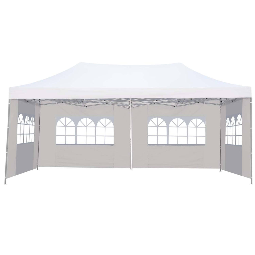 White 10x20 ft Pop Up Canopy Tent Z490