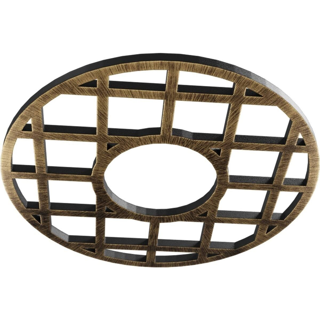 34x22OD x 12 3/8x22ID x 1x22P PVC Pierced Ceiling Medallion Y944091