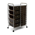 15-Drawer Black Organizer Cart M682594