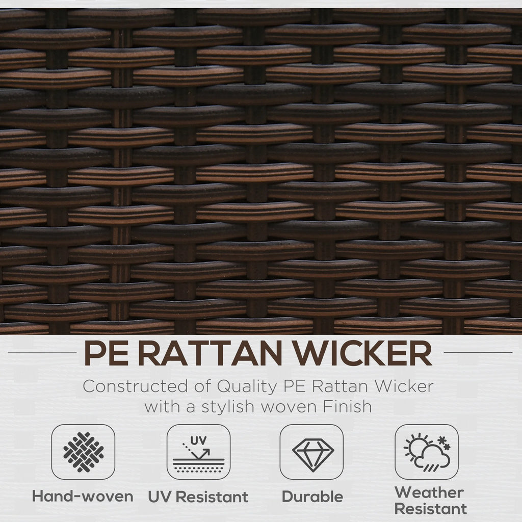 Beige 4-Piece Rattan Furniture Set O361541