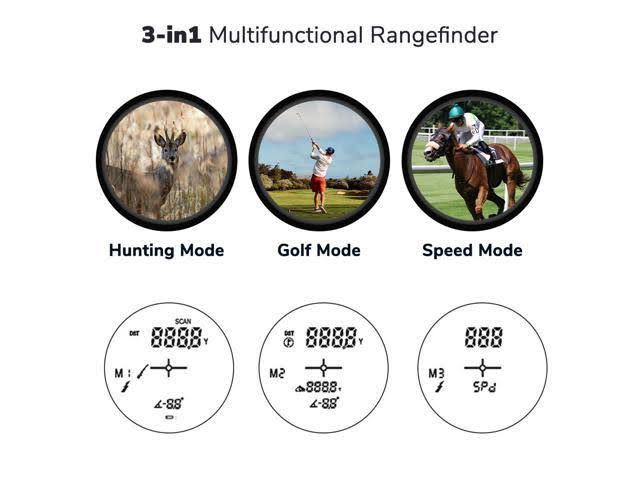 1000 Yards 6x Golf Rangefinder T697913