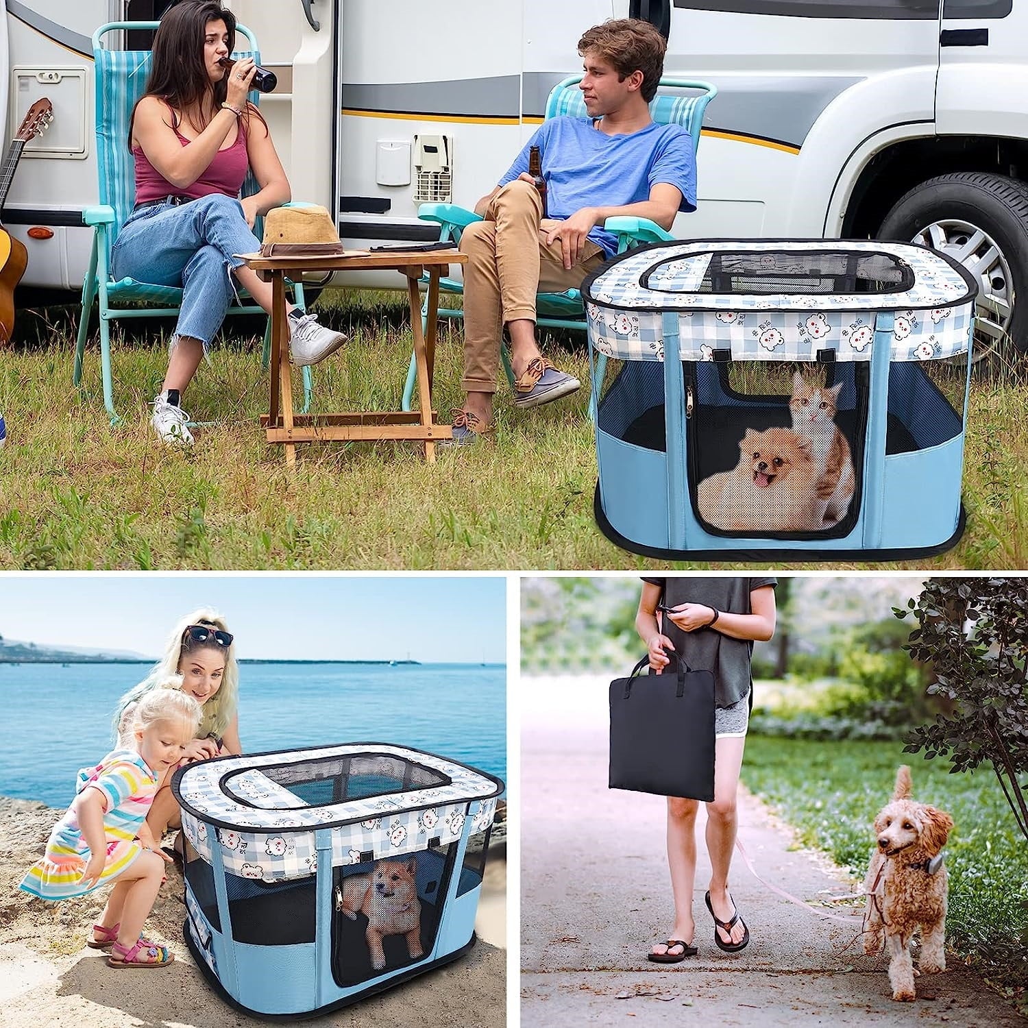 Portable Collapsible Dog Crate P642186
